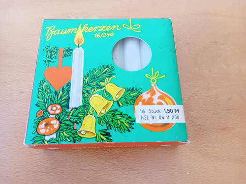 Ddr baumkerzen veb wittol - ddr,