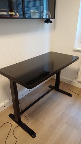 Glas schreibtisch elektrisch - schreibtisch,