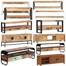 Mango Massivholz Fernsehtisch TV Schrank Lowboard Fernsehschrank Schuhschrank