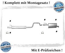 Auspuffanlage für Opel Meriva