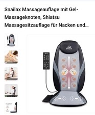 Massagesitzauflage Massagesitz Vibrations Rückenmassagegerät für Auto & Zuhause