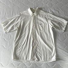 Lacoste Vintage Hemd Weiß M