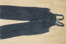 Kübler Latzhose Jeans Hose 50 schwarz Gut #L3478