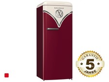 Standkühlschrank Gorenje OBRB615DR VW Bulli Retro Burgundy (Rot) Gefrierfach