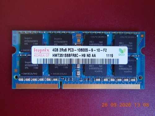 Hynix 4gb 2rx8 pc3 - 4gb, pc3-10600s