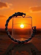 Drachen Armspange Zinklegierung ohne Nickel Armband Damen Herren Unisex 10 mm