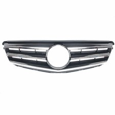 für Mercedes W204 S204 Limo T Modell Grill SILBER CHROM Kühlergrill Frontgrill