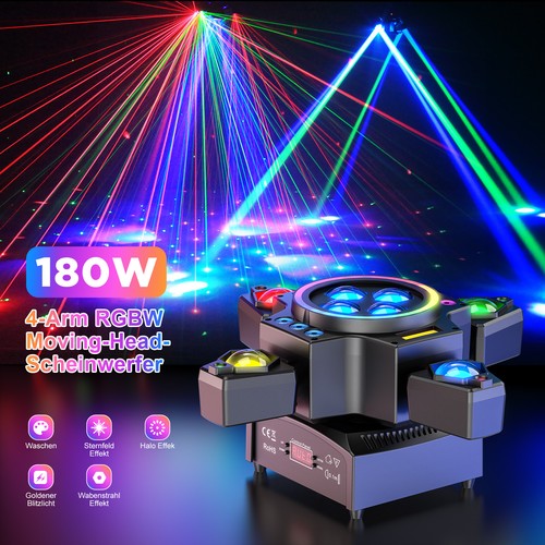180w rgbw led strahl laser - rgbw,