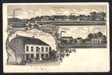 Lithographie Horrem /Dormagen