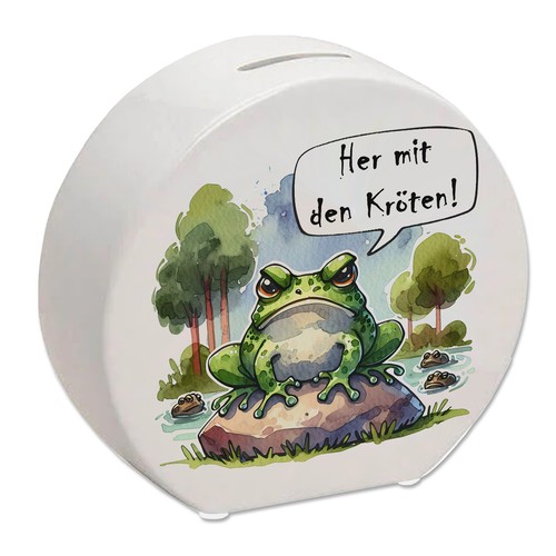 Griesgrämiger frosch spardose - griesgrämiger,
