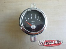 NEU NOS VDO Öldruckanzeige für Zusatzinstrumente 5 Bar 60 mm Opel Commodore A...