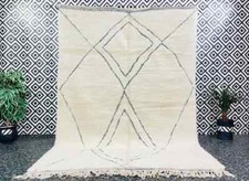 Berberteppich nach Maß, einzigartiger marokkanischer Teppich, großflächiger T...