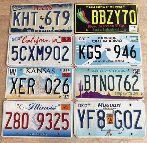 Originale nummernschild usa - 8,
