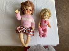 Zwei puppen 1960er bzw - puppen,,