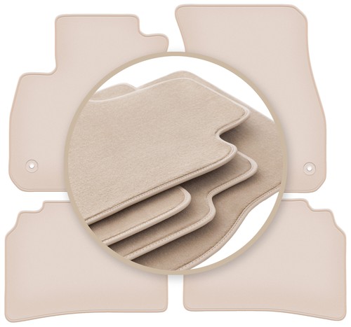 Beige premium fußmatten - beige, premium-fußmatten