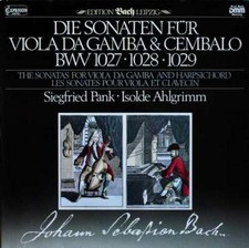 Johann Sebastian Bach - Siegfried Pank, Isolde LP Clu Vinyl Schal