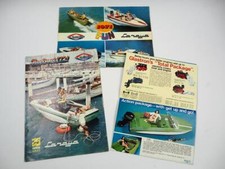 Glastron Laraya Bootsmotor Produktprogramm 3x Prospekt 1971/73