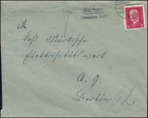 Landpost stempel selchow - , /