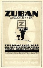 ZUBAN ZIGARETTEN Historische