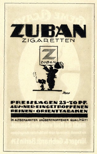 Zuban zigaretten historische - zuban,