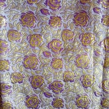 Stoff Brokat Barock Lurex