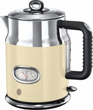 RUSSELL HOBBS Wasserkocher Retro Vintage Cream 21672-70 Temperaturanzeige 2400W