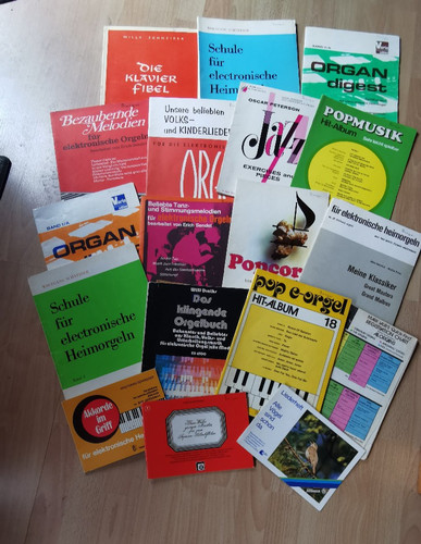 Orgelspiel konvolut hefte - orgelspiel, &