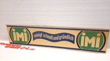 IMI DDR WASCHMITTEL SPÜLMITTEL SCHILD PAPPE WERBUNG REKLAME VEB GDR RAR OSTALGIE