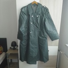  Alter LEDEROL- Kradmeldermantel ,grün,WH ?