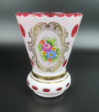 Dekorative Prunk Glas Vase