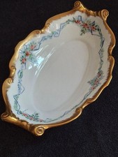 Antike Royal Crown Derby Schale Jugendstil um 1907 breite Vergoldung