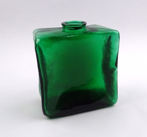 Vintage glasflasche vase - glasflasche,