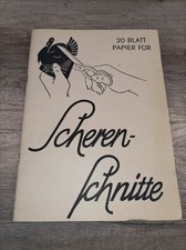 DDR Scherenschnitt schwarzes Papier