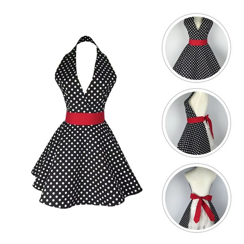 1pc retro kleiderstil - 1pc, schürze