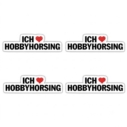 Hobbyhorsing sticker aufkleber - sticker,