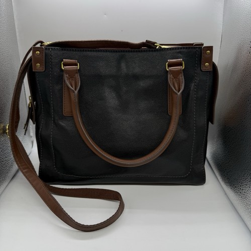Fossil claire leather satchel - leather,