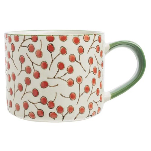 Tasse vintage garden rot - -,