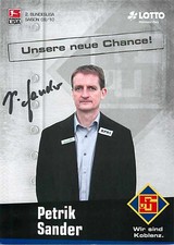 Petrik Sander Original Autogrammkarte TuS Koblenz - ca.11cm x 15cm