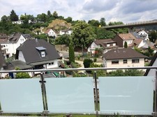 Edelstahlgeländer Balkongeländer VSG Glas Befestigung von oben oder seitlich