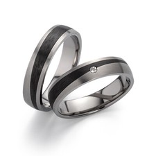 Trauringe Eheringe Verlobungsringe Carbon Titanringe Diamantring Gravur Ringe