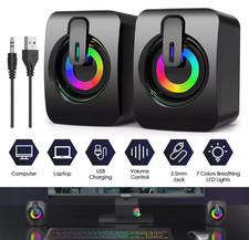 Mini Stereo RGB Lautsprecher -DEFEKT-