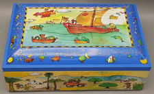 Blechdose Lebkuchen Schmidt JANOSCH blau PANAMA ca.27x17x10cm hoch gut