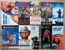10 Karl May Flyer u.a. Spiele