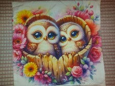 kissenhülle 45x45 Eulen Süß