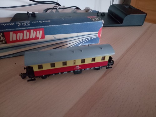 Dampflok wagen beige rot - dampflok, dr