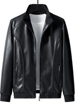 Herren Lederjacke Reißverschluss Blouson Größe. L (DE)