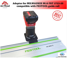 Milwaukee M18 FRT 2723-20 Adapterfuß Oberfräse Führung FESTOOL Schiene Gleis