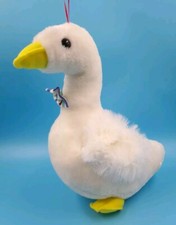 Plüsch gans ente weiß mit - weiß,