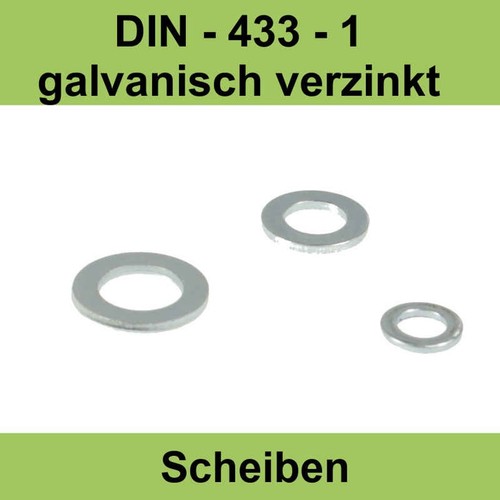 Din 433 unterlegscheiben - 433, m6,4