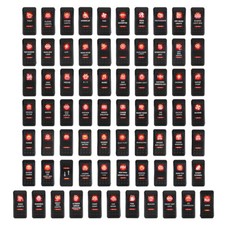 LED Wippschalter Einbauschalter Ein/Aus Schalter 12-24V Wasserdicht Auto Boot